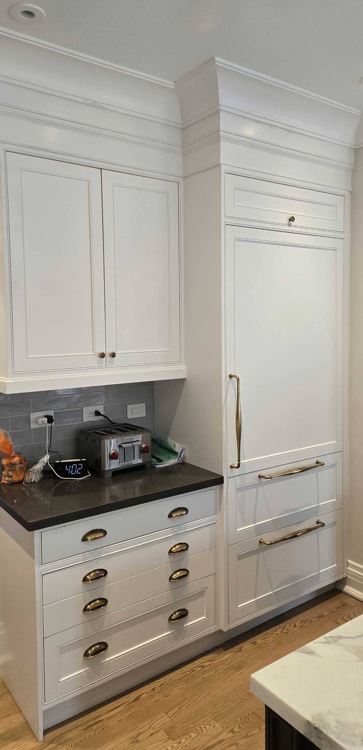 kitchen cabinets and counter