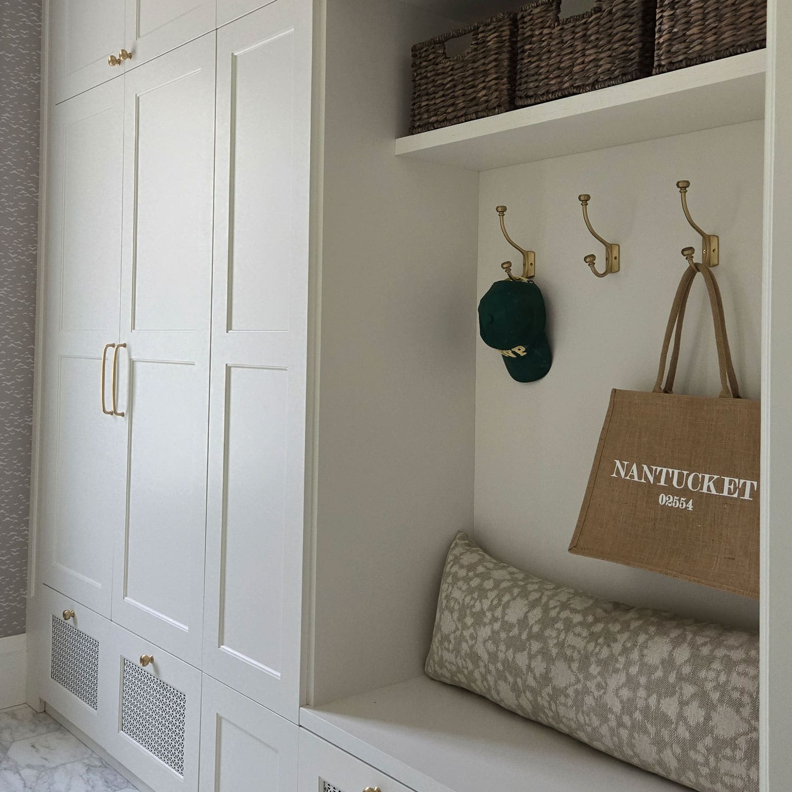 mudroom nook